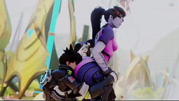Overwatch tracer eats widow booty