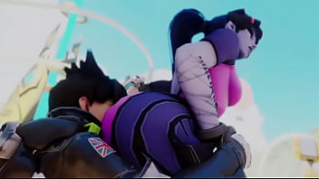 Overwatch tracer eats widow booty