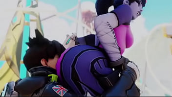 Overwatch tracer eats widow booty