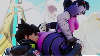 Overwatch tracer eats widow booty