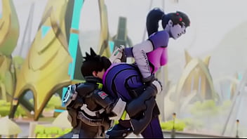 Overwatch tracer eats widow booty Overwatch tracer eats widow booty