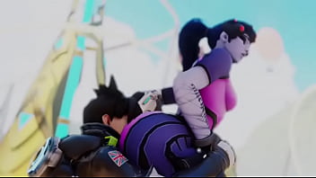 Overwatch tracer eats widow booty Overwatch tracer eats widow booty