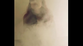 Fucks myrself with an inflatable dildo red haired teenage girl in the smoke of a hookah