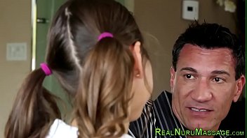 Massaging slut tasted