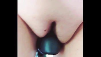 Taking my colossal cameltoe pussy for a ride