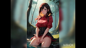 Naked hentai babes in nature