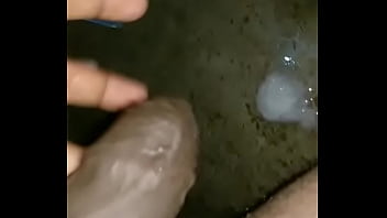 Cum on hand
