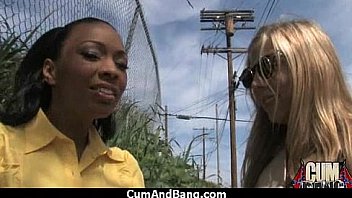 Ebony slut group fucked and facialized 7