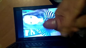 Jerking on beautiful girl