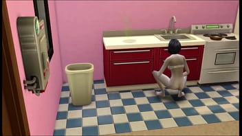 Brunette teen masturbates then has sex with her latin female friend