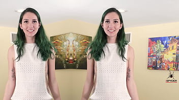 Kit summers tries and models a sexy tank style white shirt