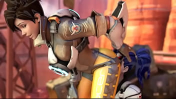 Overwatch widow maker eats tracer's booty