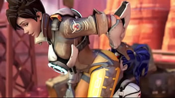 Overwatch widow maker eats tracer's booty