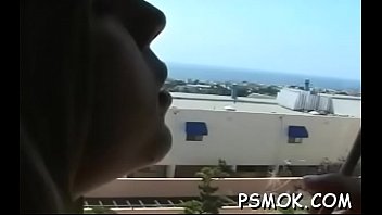 Smokin' and having some pleasure