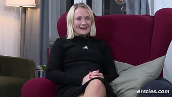 Pregnant lena w does it herself