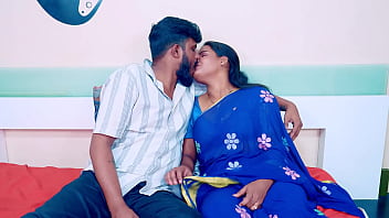 Sexy south indian couple romance in the hot night