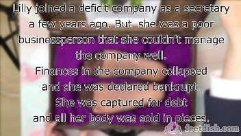 A woman cut in pieces feet box 1 6