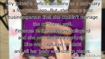 A woman cut in pieces feet box 1 6