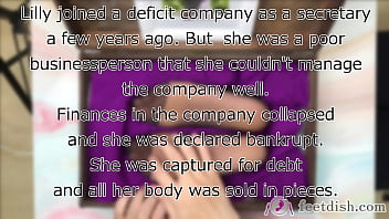 A woman cut in pieces feet box 1 6