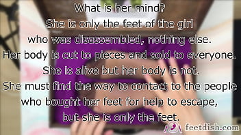 A woman cut in pieces feet box 1 6