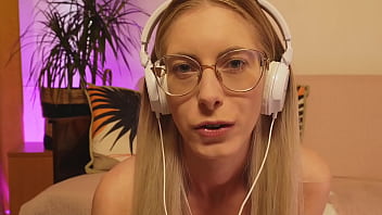 Stroke it when you look at my face glasses and braces