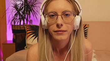 Stroke it when you look at my face glasses and braces