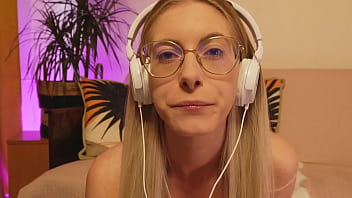 Stroke it when you look at my face glasses and braces