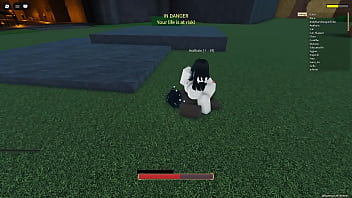 Obssessed warrior girl attacks then fucks roblox