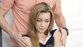 Hot teen gets rammed huge cock makes her cum