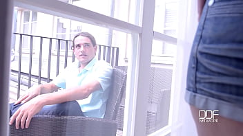 Czech honey delivers cowgirl action and titty fuck satisfaction