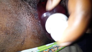 Monica plays with pussy