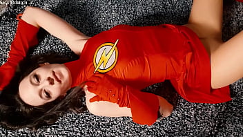 Flash girl sage eldritch cumming in pantyhose