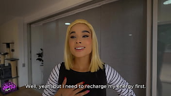 Android 18 from dbz loves getting fucked and swallowing cum pov