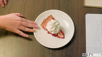 Milfy busty milf takes on black cock