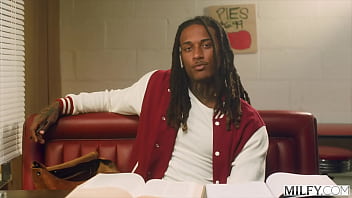 Milfy busty milf takes on black cock