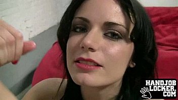 Amateur slut handjob