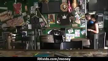 Tight teen fucks a man in front of the camera for cash 21