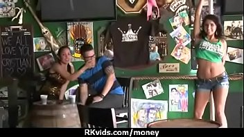 Tight teen fucks a man in front of the camera for cash 21