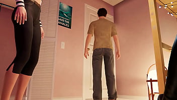 House party threesome with 2 hot girls