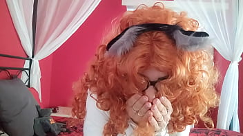 Wonderful kitten in heat