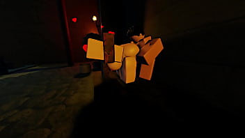 Roblox whore gets fucked in a dungeon