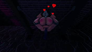 Roblox whore gets fucked in a dungeon