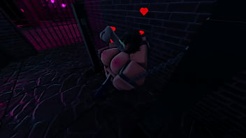 Roblox whore gets fucked in a dungeon