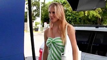 Sexy wild chick gets paid to fuck 4