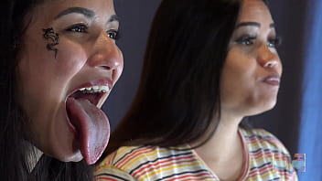 Double long face and tattoo