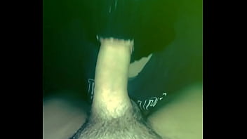 Green eyes 24yo girl sucking a bwc with a mask