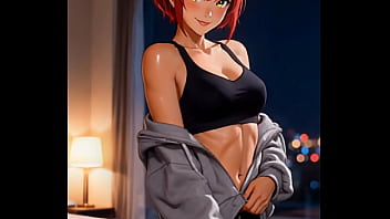 La hermosa akari le encanta el gym el helado y el sexo duro con su compañero anime audio en español asmr