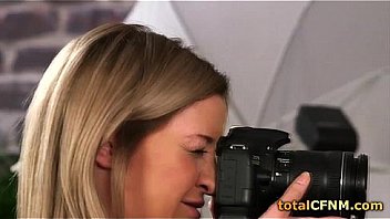 Man strips for two bitches