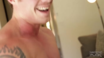 Wooooah at hotguyshouse ripped james jones and busty lindsay lee sizzle with mad chemistry their steamy