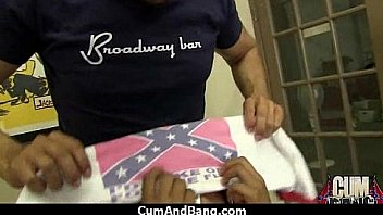 Ebony entertains a group of whites 13